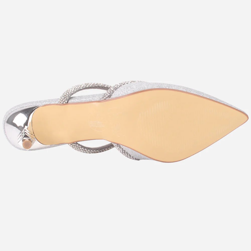 Women's "SONAB" Pointy Embellished Sandals - Image 5