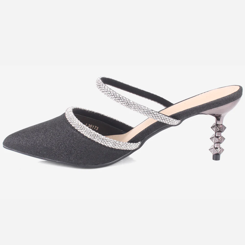 Women's "SONAB" Pointy Embellished Sandals - Image 3