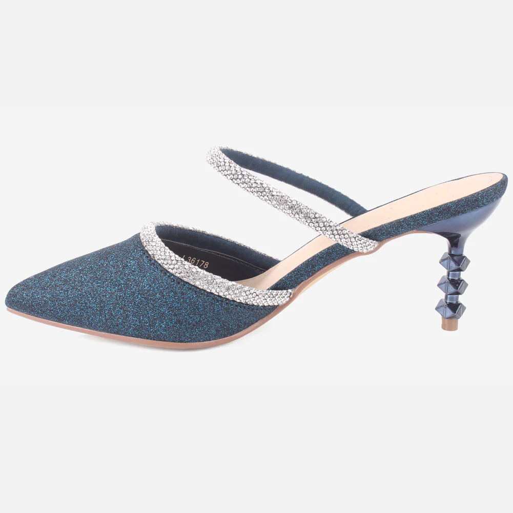 Women's "SONAB" Pointy Embellished Sandals - Image 3