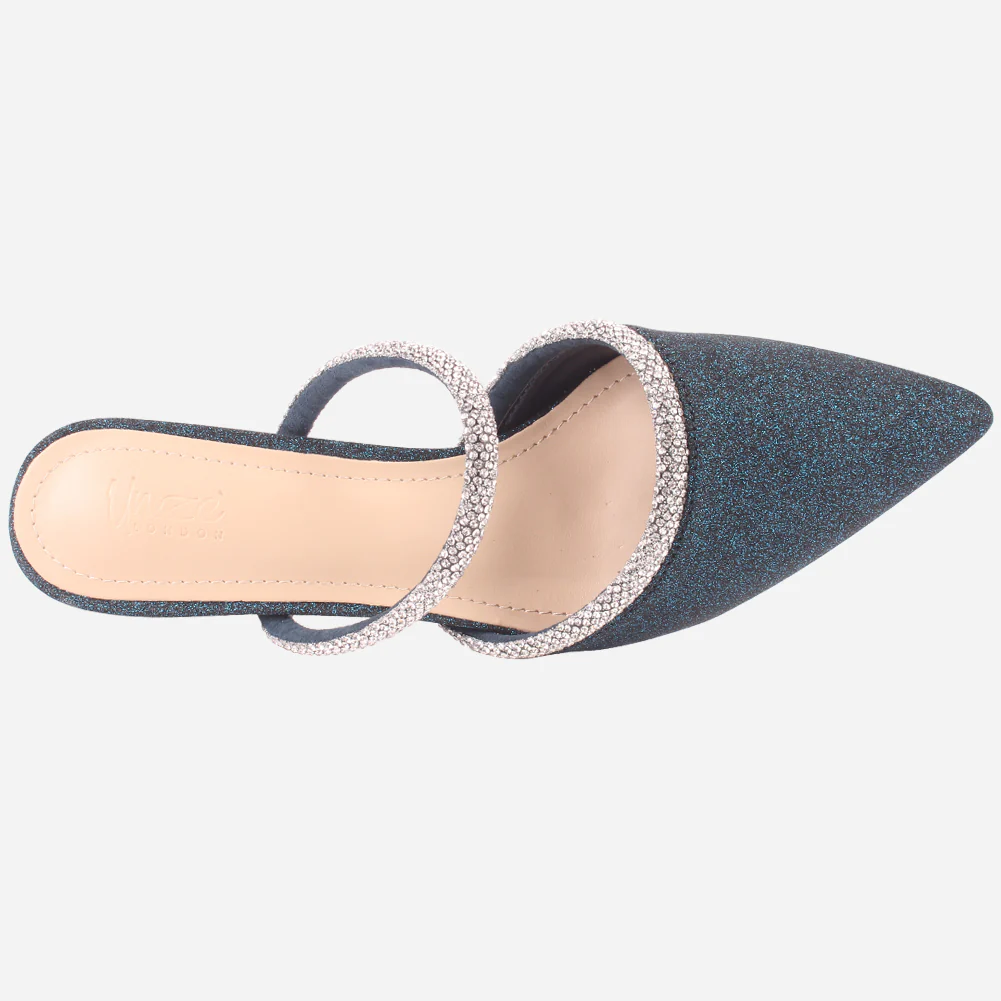 Women's "SONAB" Pointy Embellished Sandals - Image 4