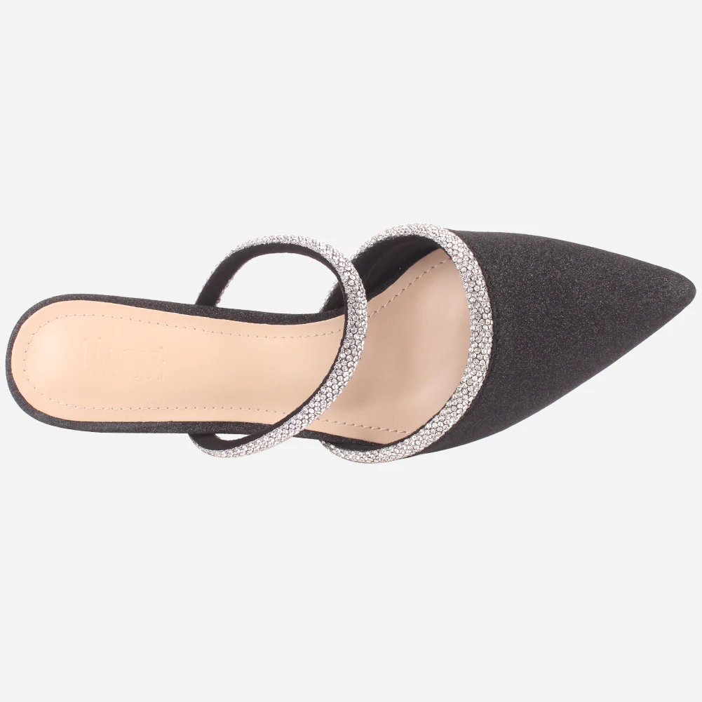 Women's "SONAB" Pointy Embellished Sandals - Image 4