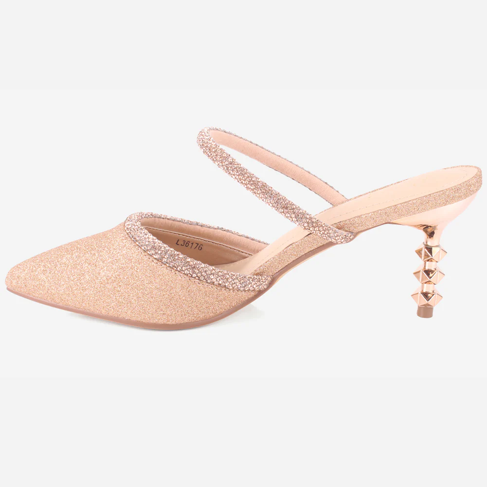 Women's "SONAB" Pointy Embellished Sandals - Image 3