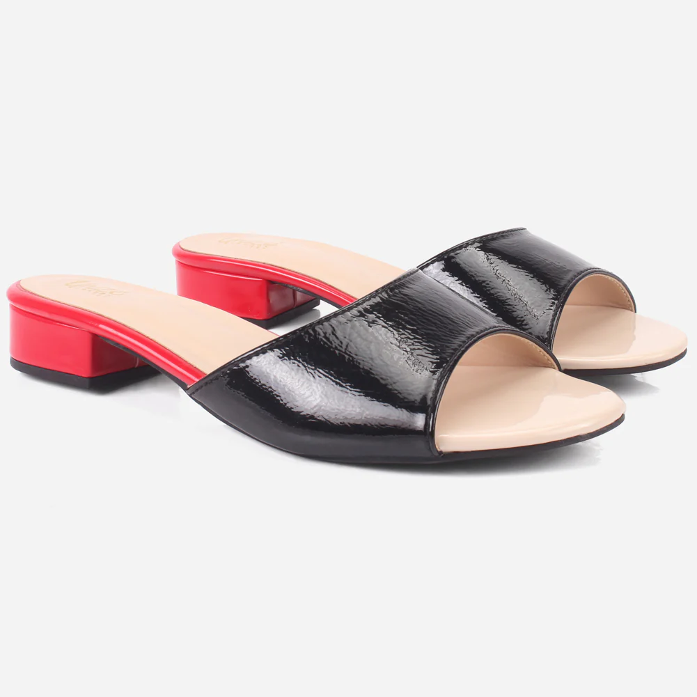 Womens "STAVIA" Glossy Summer Shoes - Image 2