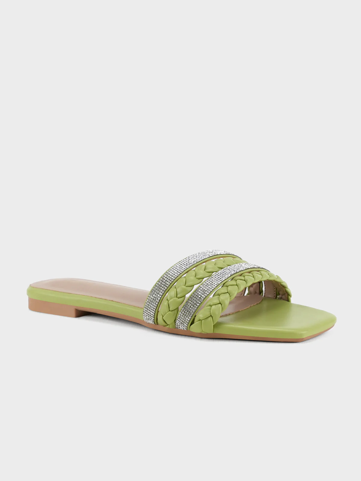 Womens "STEPCHIC" Flat Casual Slippers - Image 2