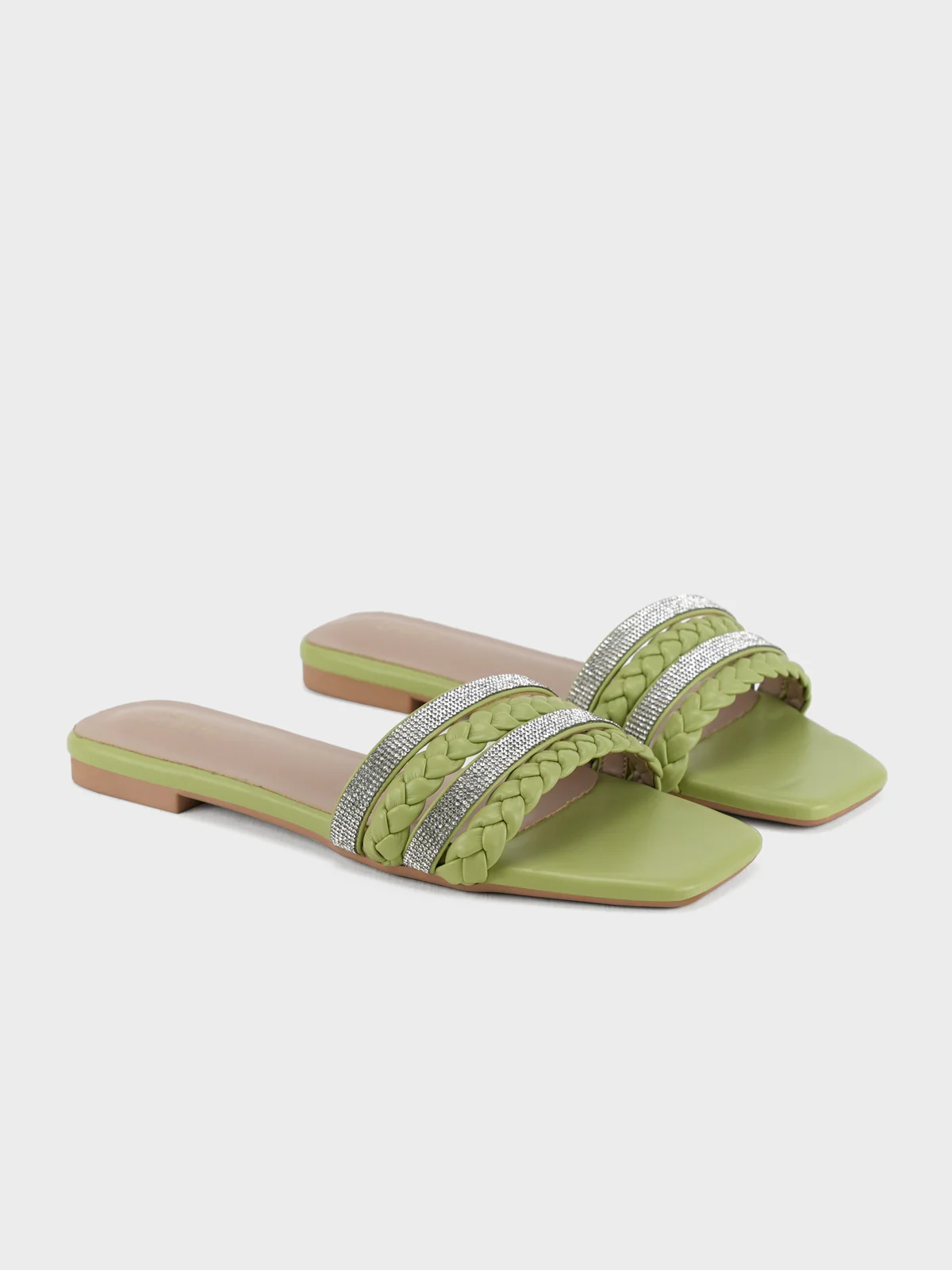 Womens "STEPCHIC" Flat Casual Slippers - Image 4