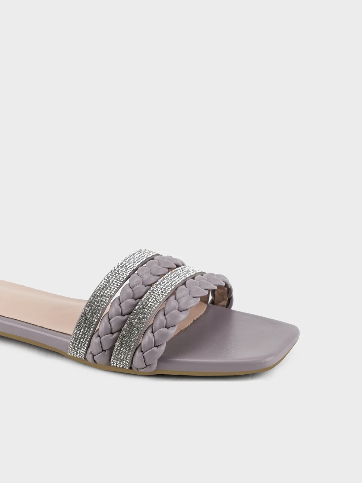 Womens "STEPCHIC" Flat Casual Slippers - Image 5