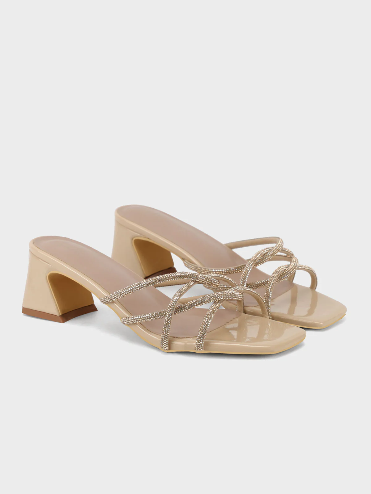 Womens "STRIDE" Block Heeled Sandals - Image 4