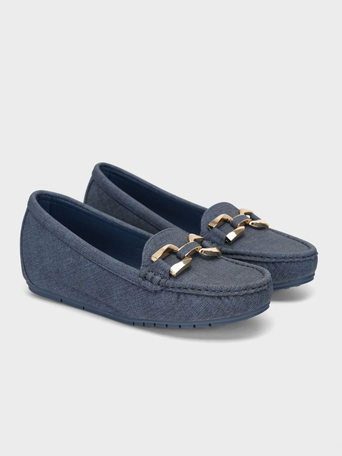 Womens "SUTARA" Comfy Buckle Moccasins - Image 2