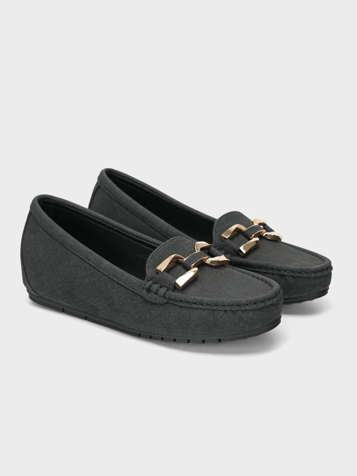Womens "SUTARA" Comfy Buckle Moccasins - Image 2