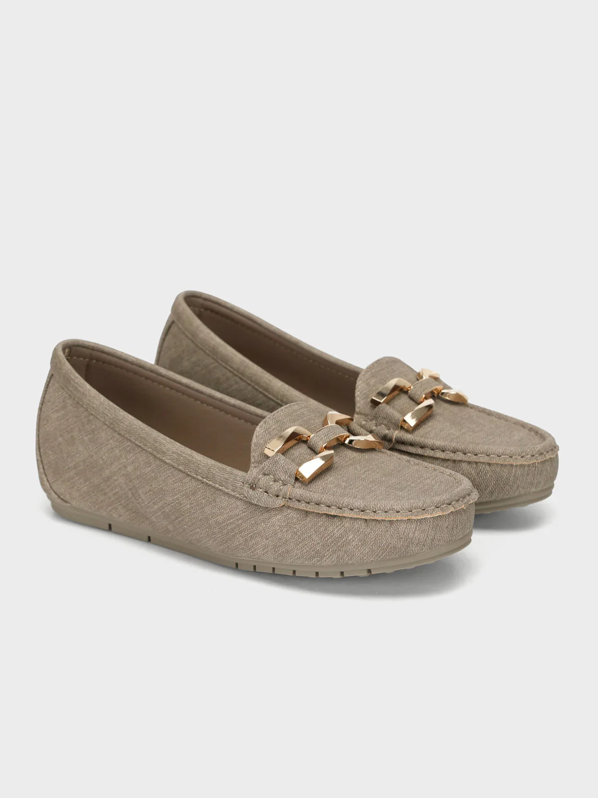 Womens "SUTARA" Comfy Buckle Moccasins - Image 2