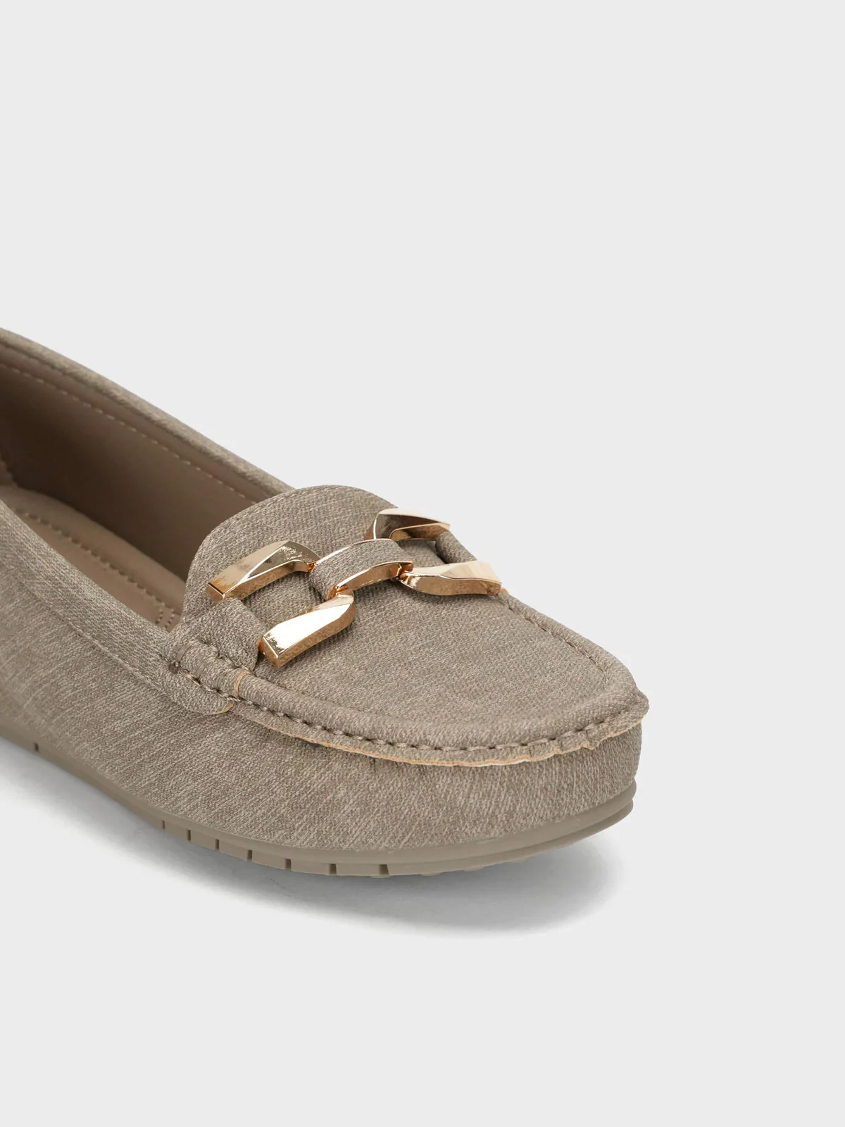 Womens "SUTARA" Comfy Buckle Moccasins - Image 4