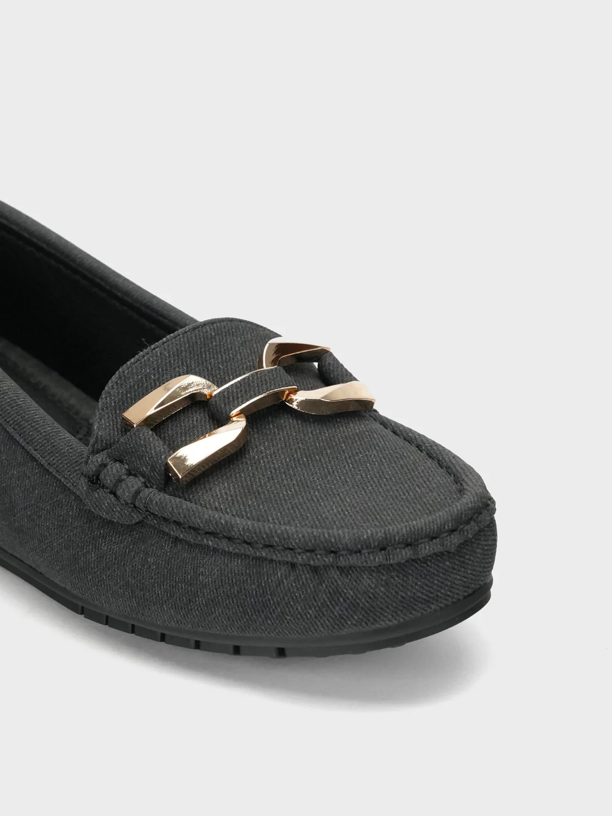 Womens "SUTARA" Comfy Buckle Moccasins - Image 4