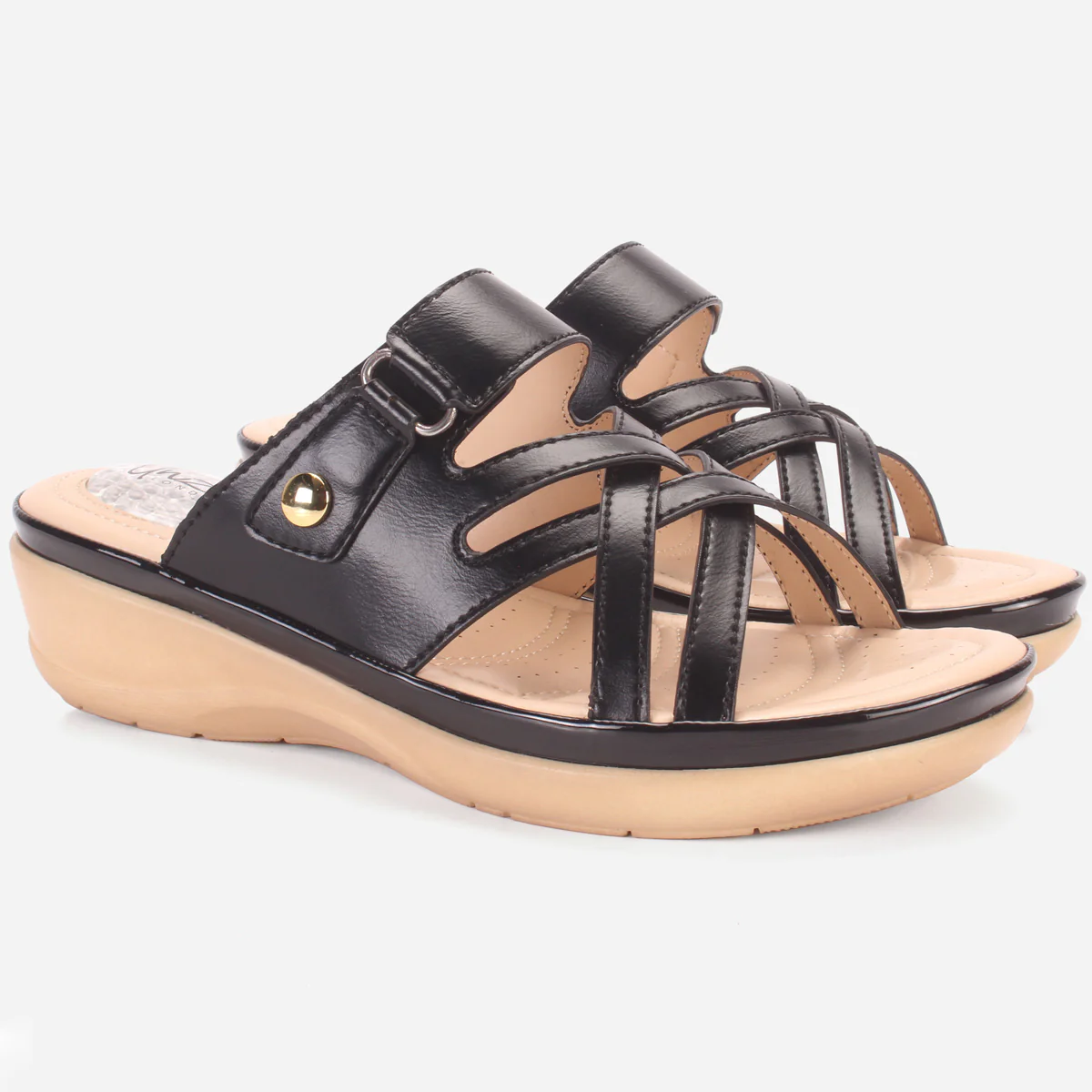 Women's "SUZI" Casual Everyday Wedge Slippers - Image 2