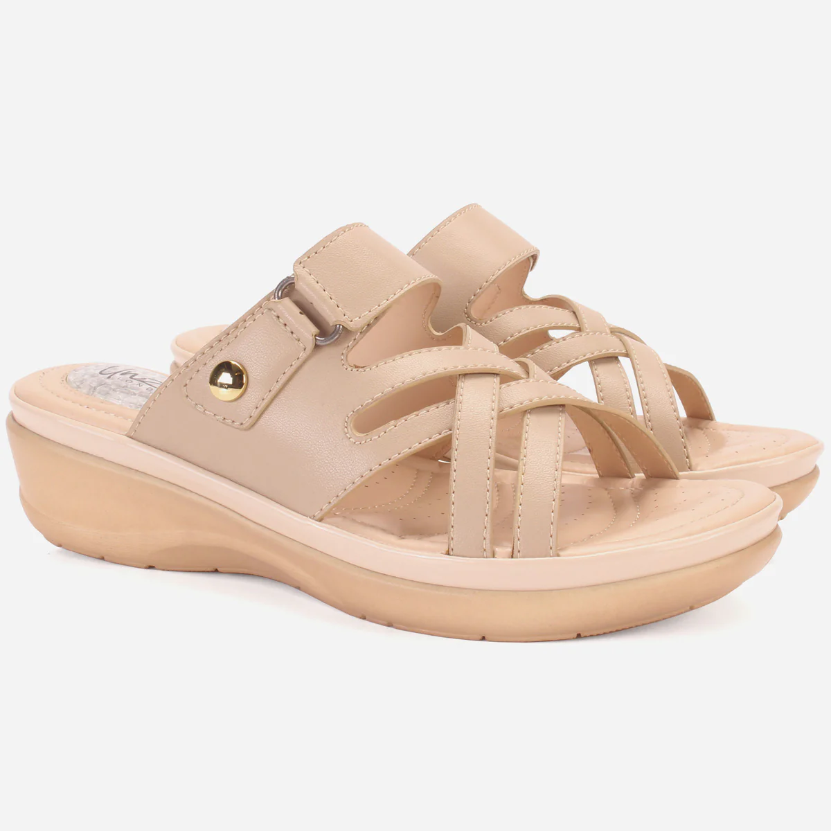 Women's "SUZI" Casual Everyday Wedge Slippers - Image 2