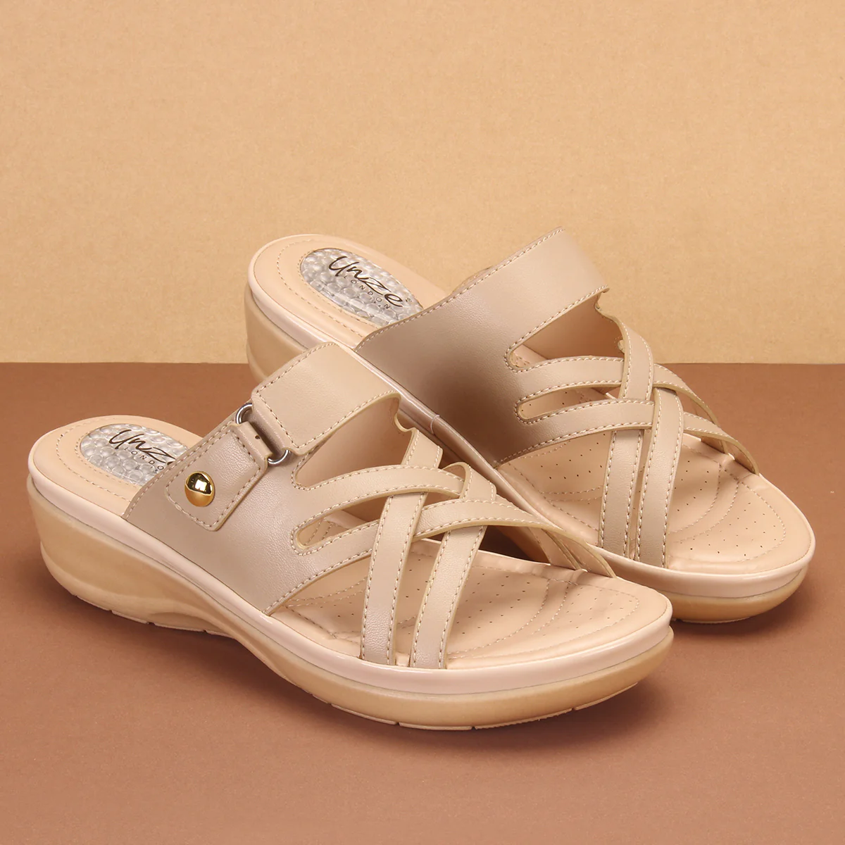 Women's "SUZI" Casual Everyday Wedge Slippers - Image 6