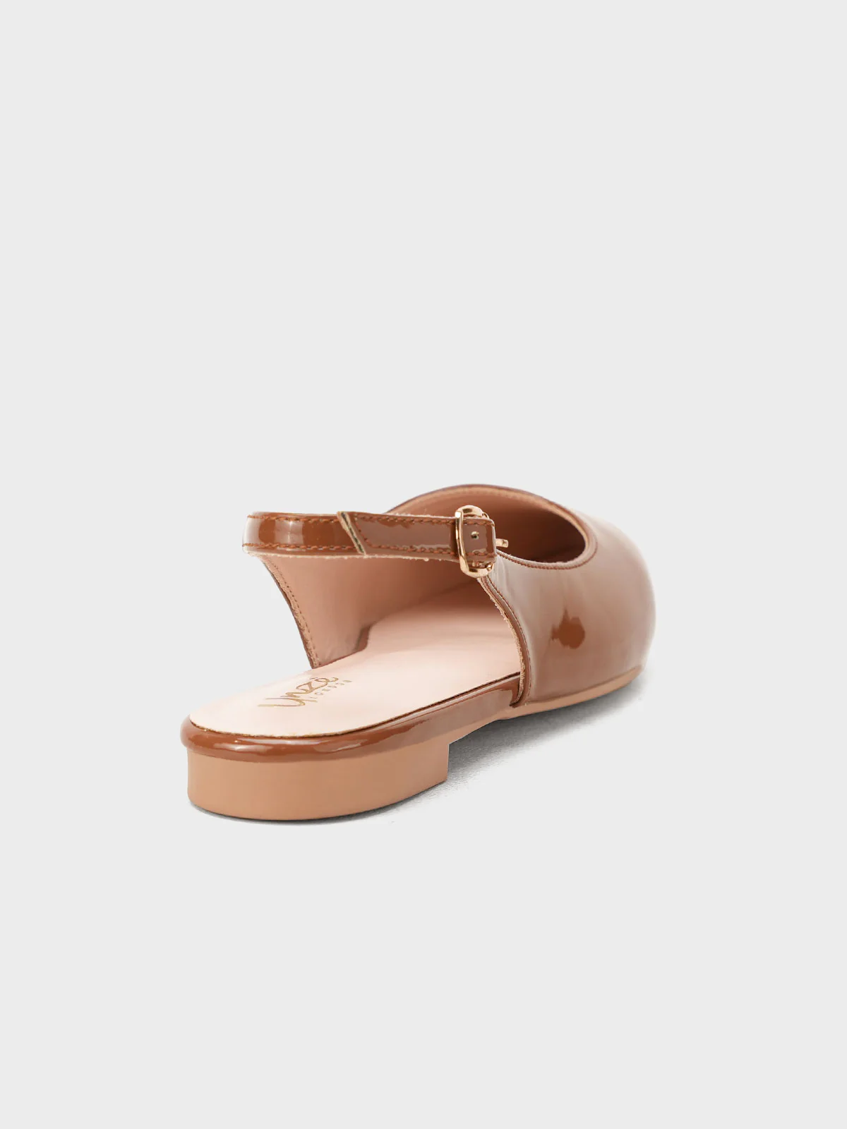 Women's "TAJEZWI" Patent Pointed Flat Shoes - Image 3