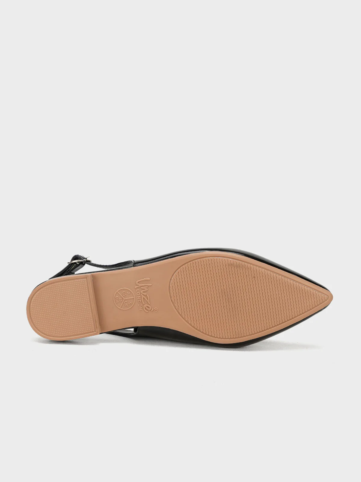 Women's "TAJEZWI" Patent Pointed Flat Shoes - Image 5