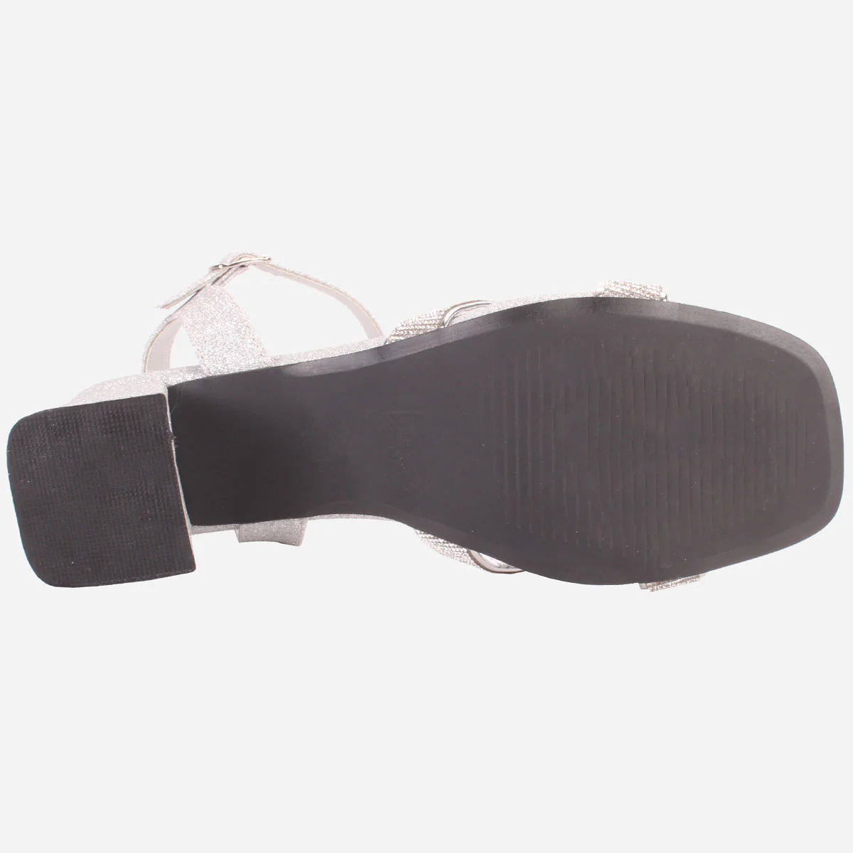 Womens "TANIT" Glittery Crossover Strap Sandals - Image 5