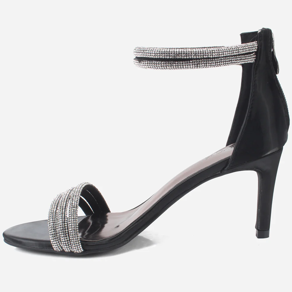 Women's "TITLY" Embellished Stiletto Evening Sandals - Image 3