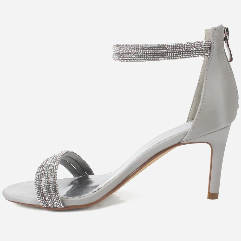 Women's "TITLY" Embellished Stiletto Evening Sandals - Image 3