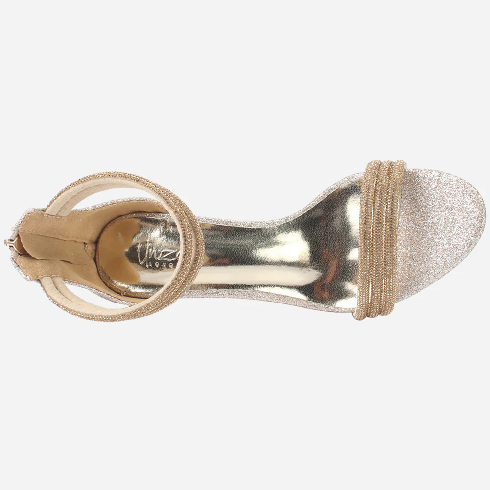 Women's "TITLY" Embellished Stiletto Evening Sandals - Image 4