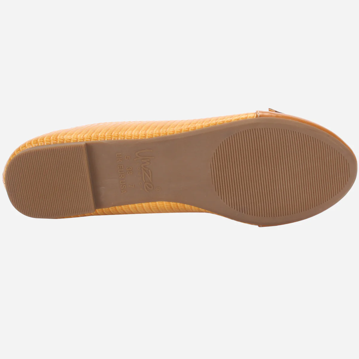 Womens "TIXIN" Flat Slide In Bow Detailing Pumps - Image 5