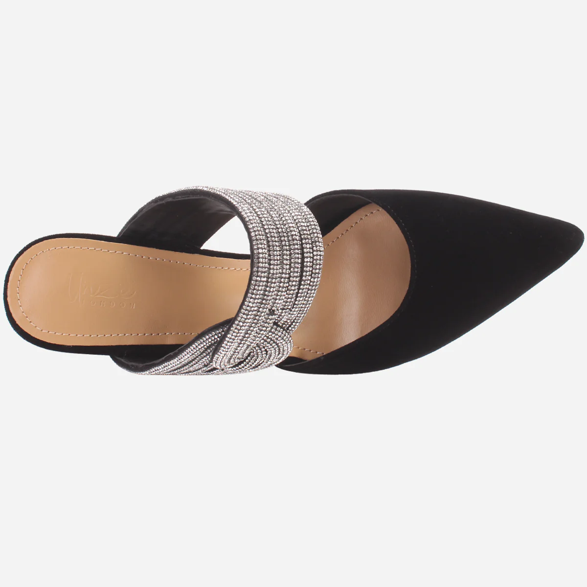 Womens "TIZANA" Pointed Tie Decorated Wedding Sandals - Image 4