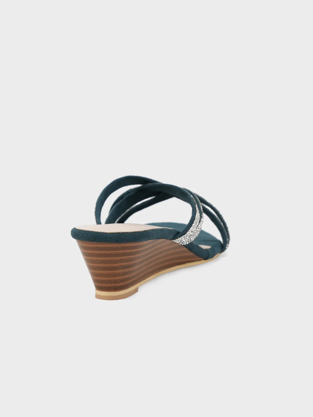 Womens "TOMEDUS" Cross Over Wedge Sandals - Image 3