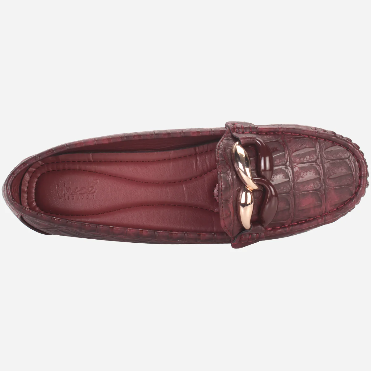 Womens "TRACEY" Flat Comfy Slide In Moccasins - Image 4