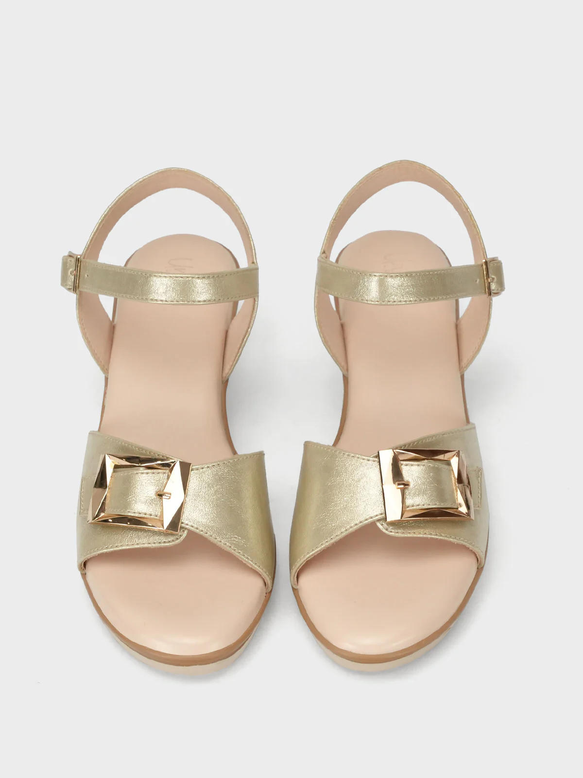 Women's "TRUONG" Shimmer Block Heel Sandals - Image 5