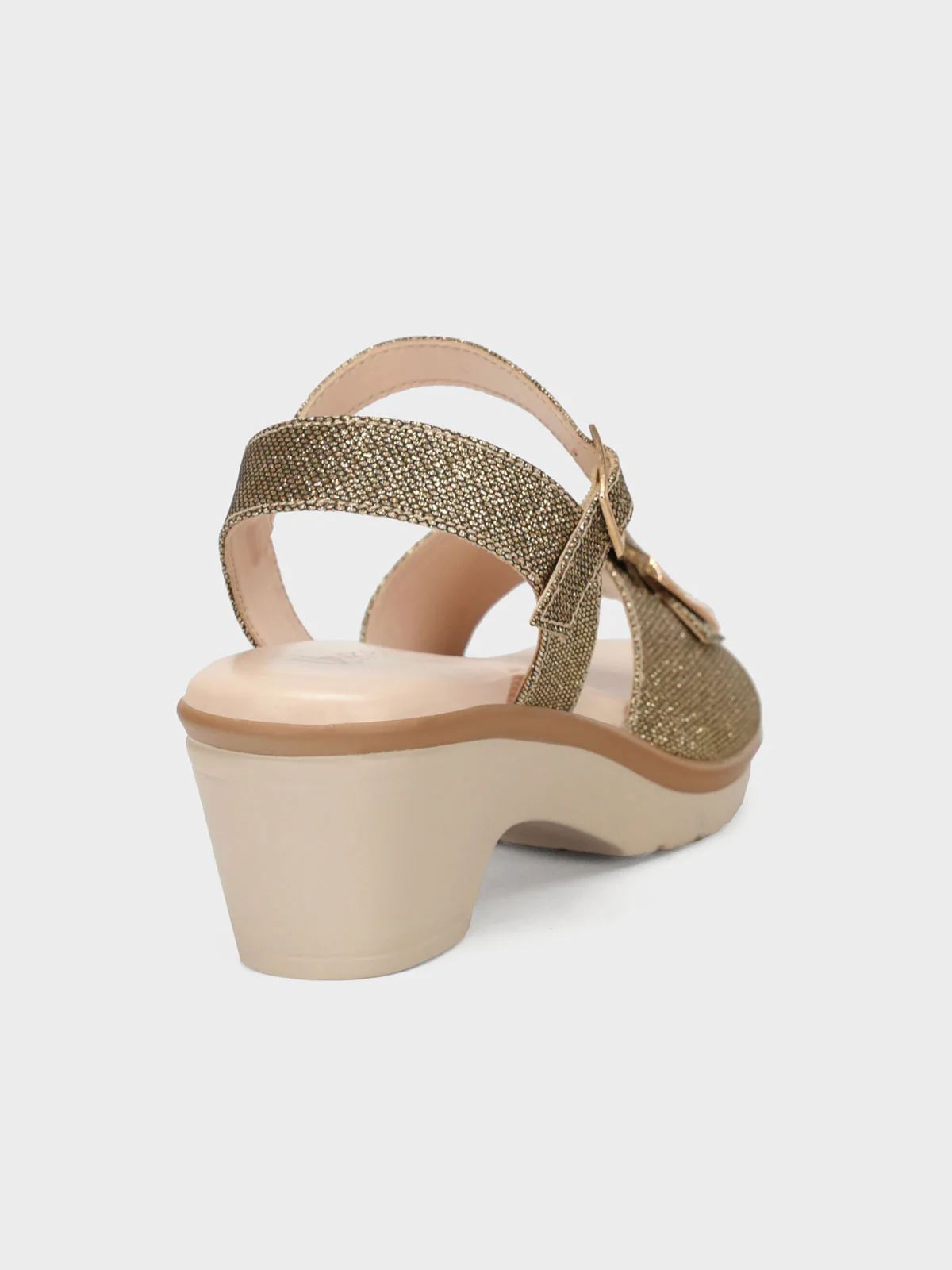 Women's "TRUONG" Shimmer Block Heel Sandals - Image 3