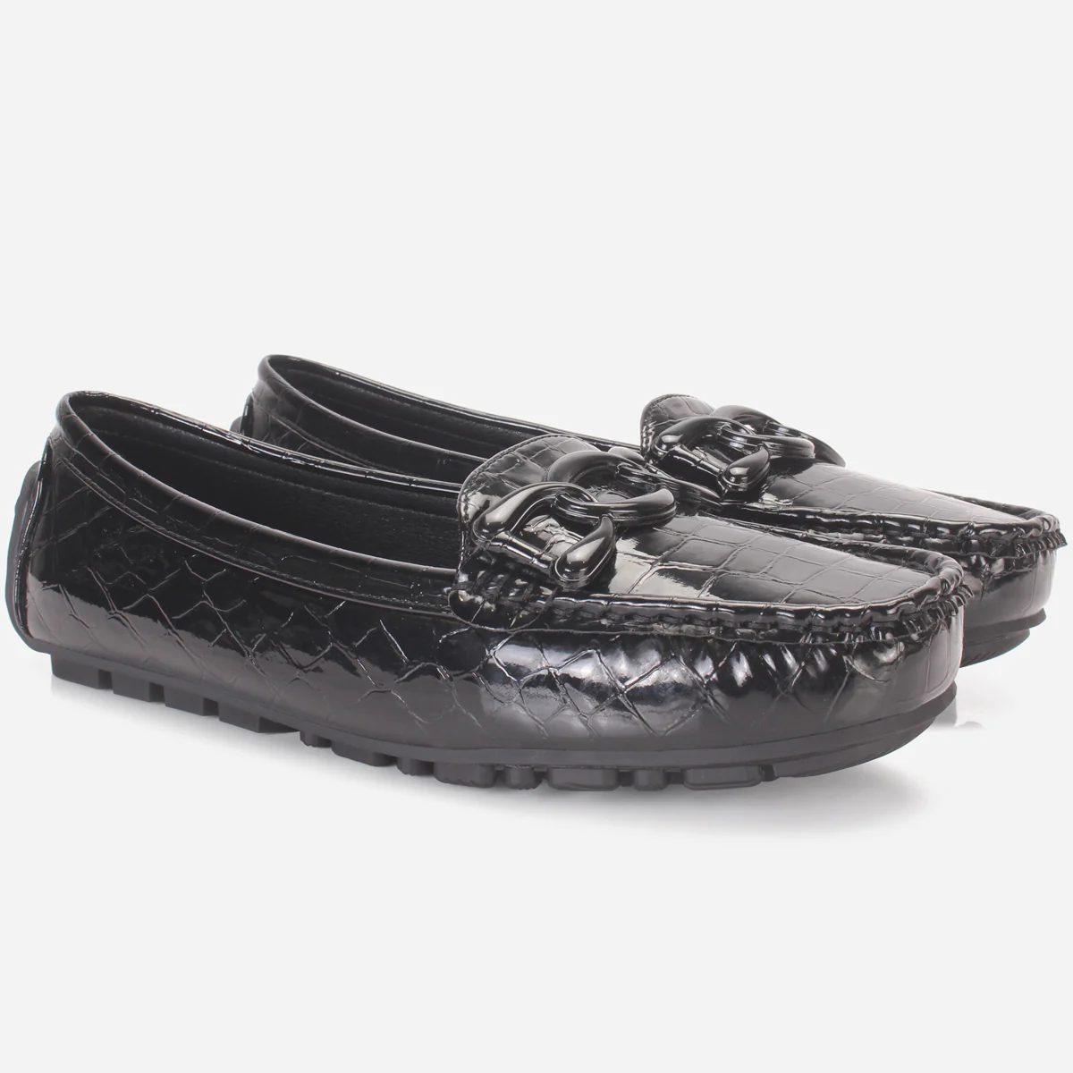 Women's "TULIP" Flat Comfy Slide In Moccasins - Image 2