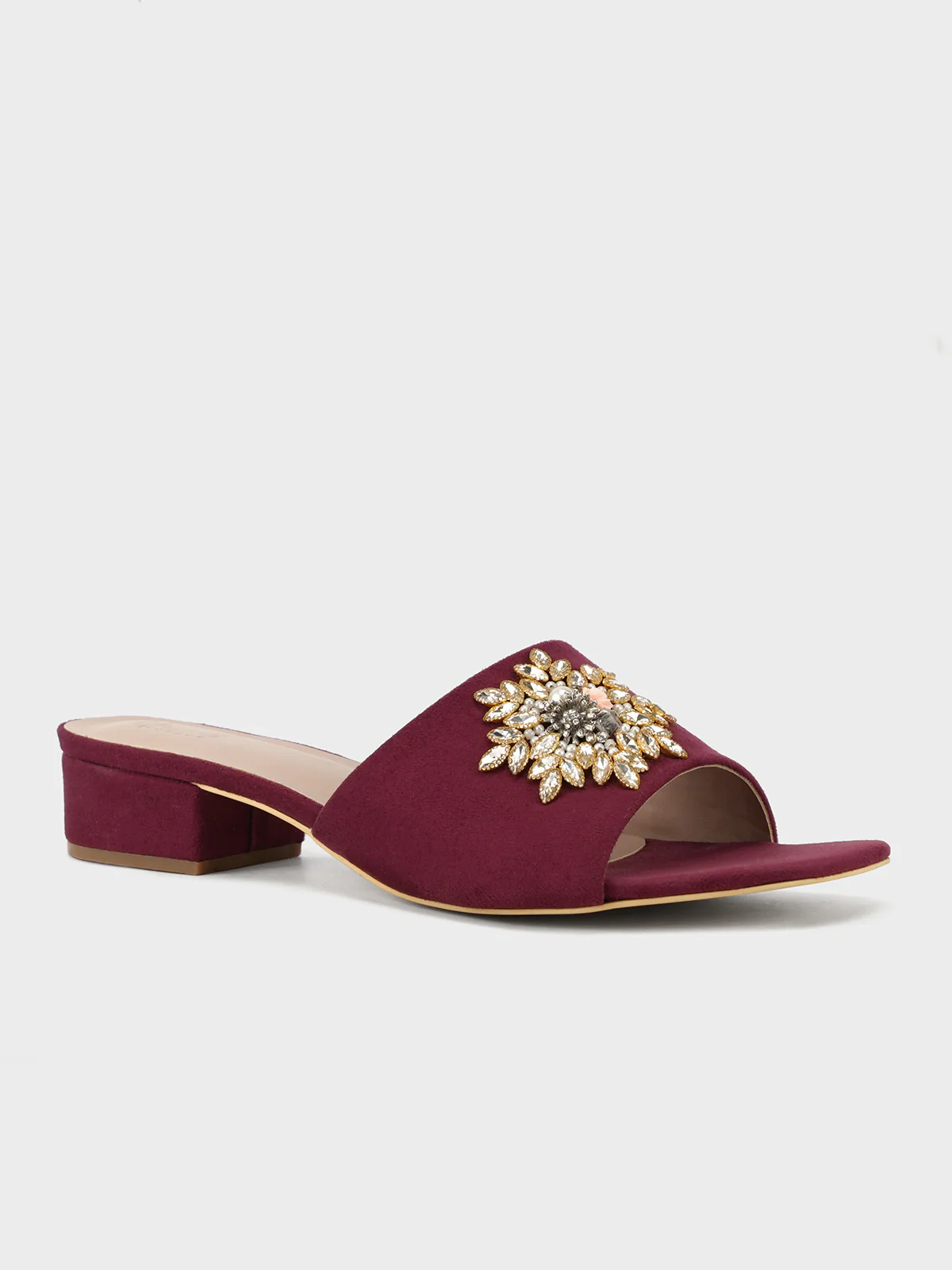 Women's "UMBRIEL" Decorated Slip On Sandals