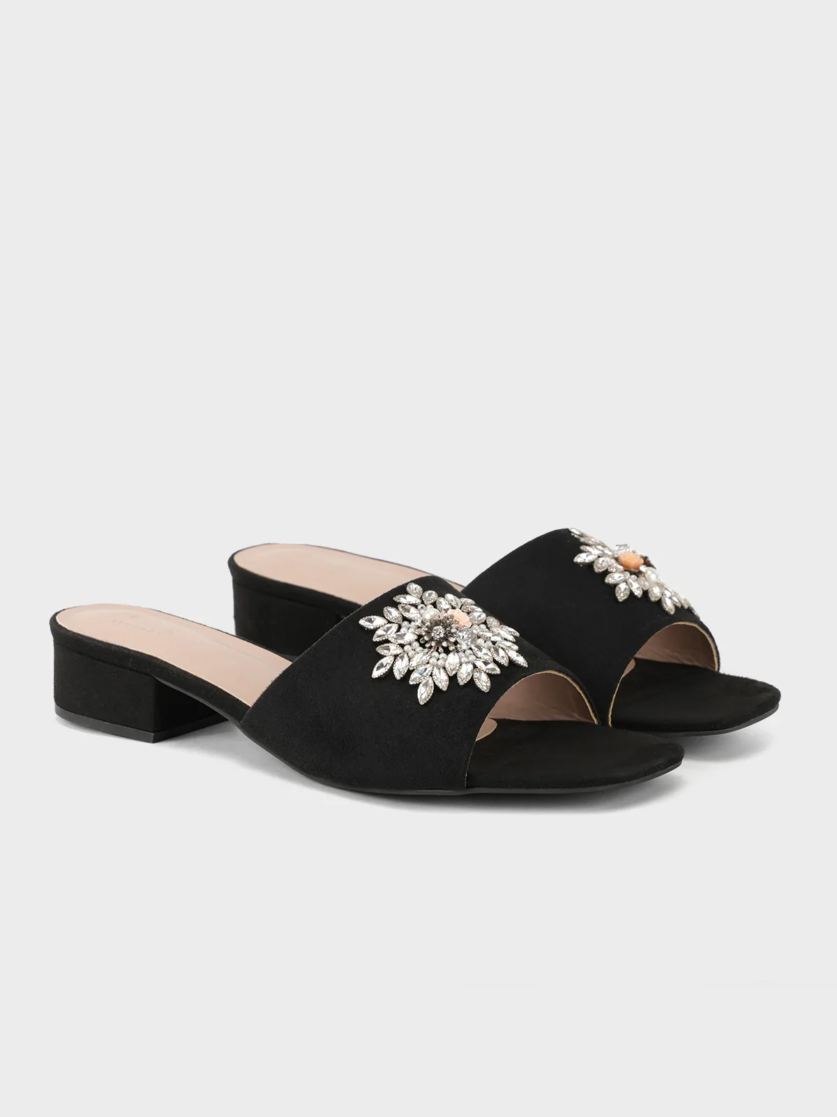 Women's "UMBRIEL" Decorated Slip On Sandals - Image 2