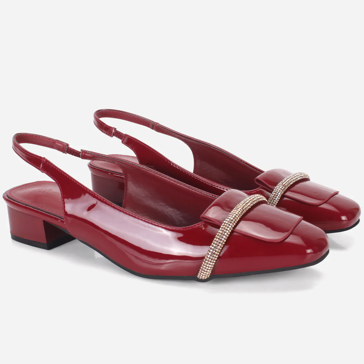 Womens "VALIDIE" Stylish Block Heel Sandals - Image 2