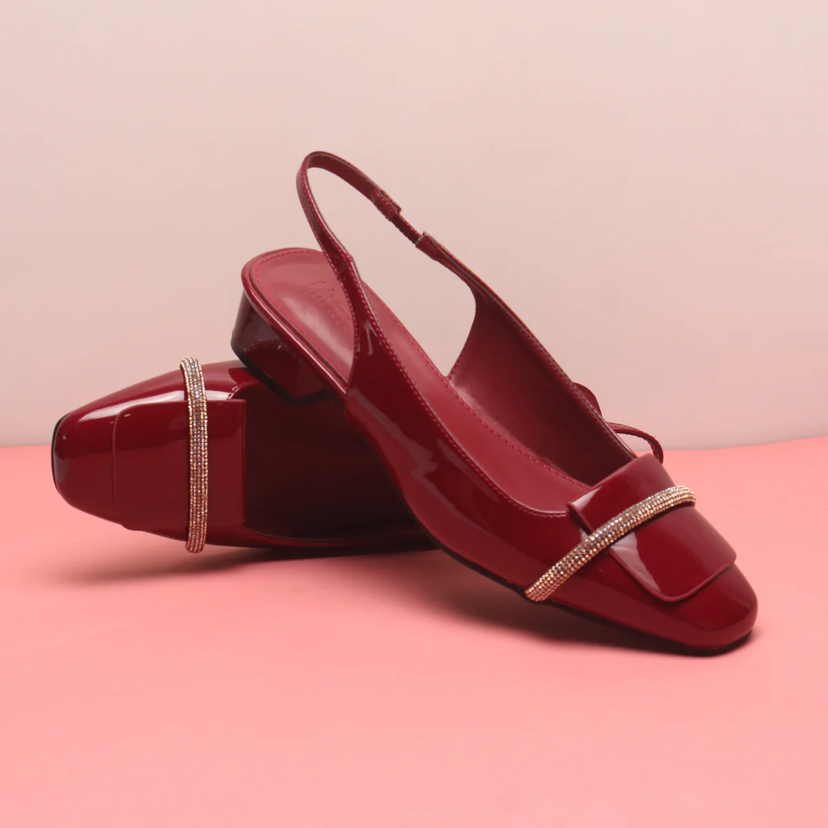 Womens "VALIDIE" Stylish Block Heel Sandals - Image 6