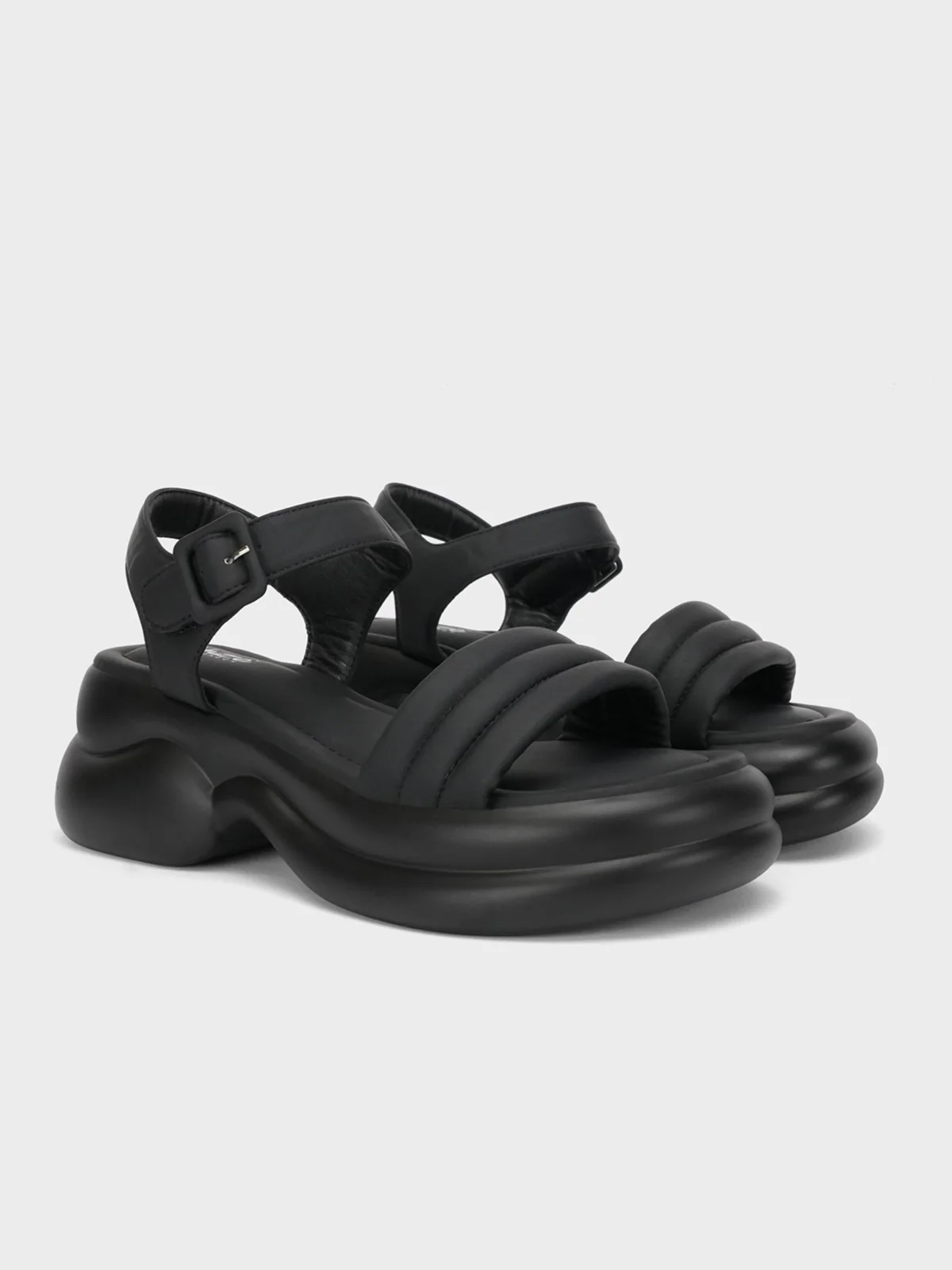 Womens "VEDA" Platform Sole Sandals - Image 2