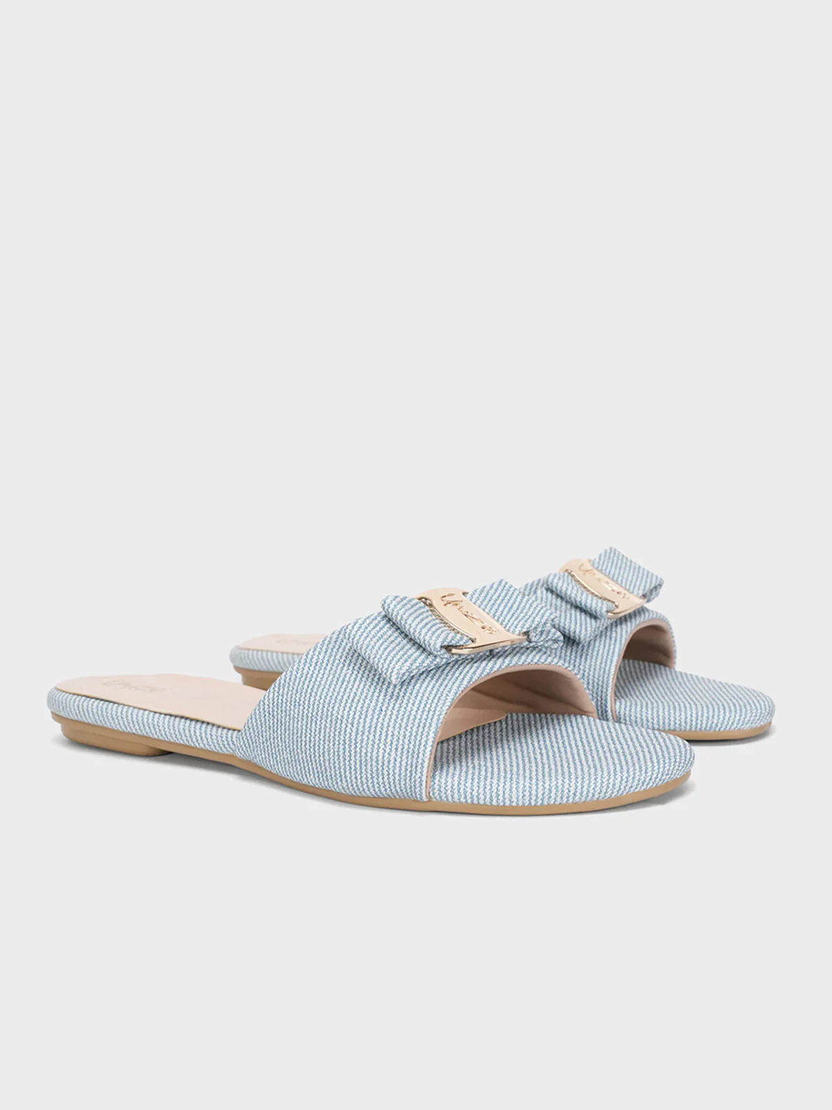 Womens "VINCENT" Decorated Summer Slippers - Image 2