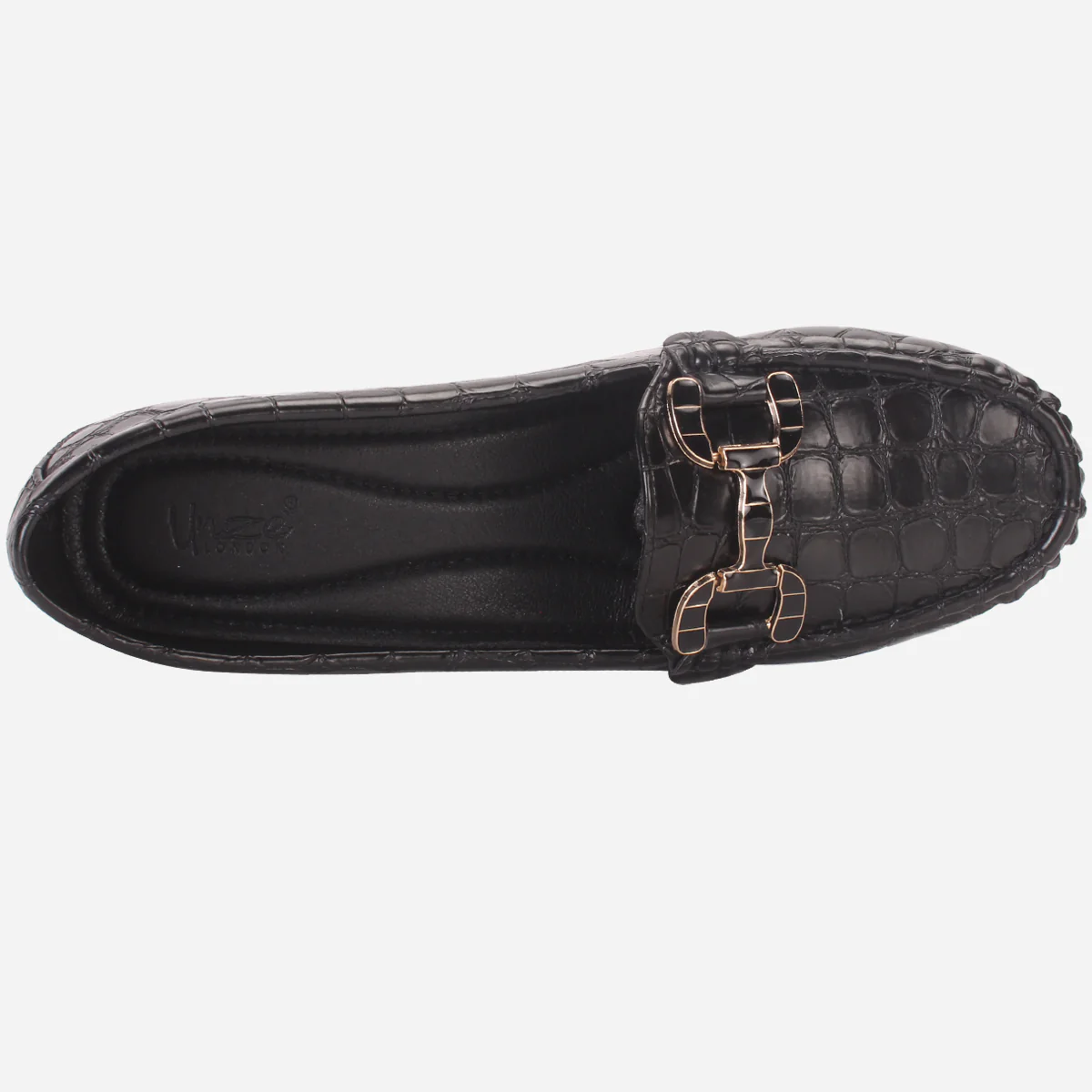 Womens "VIRONA" Wedge Comfy Slide In Moccasins - Image 4