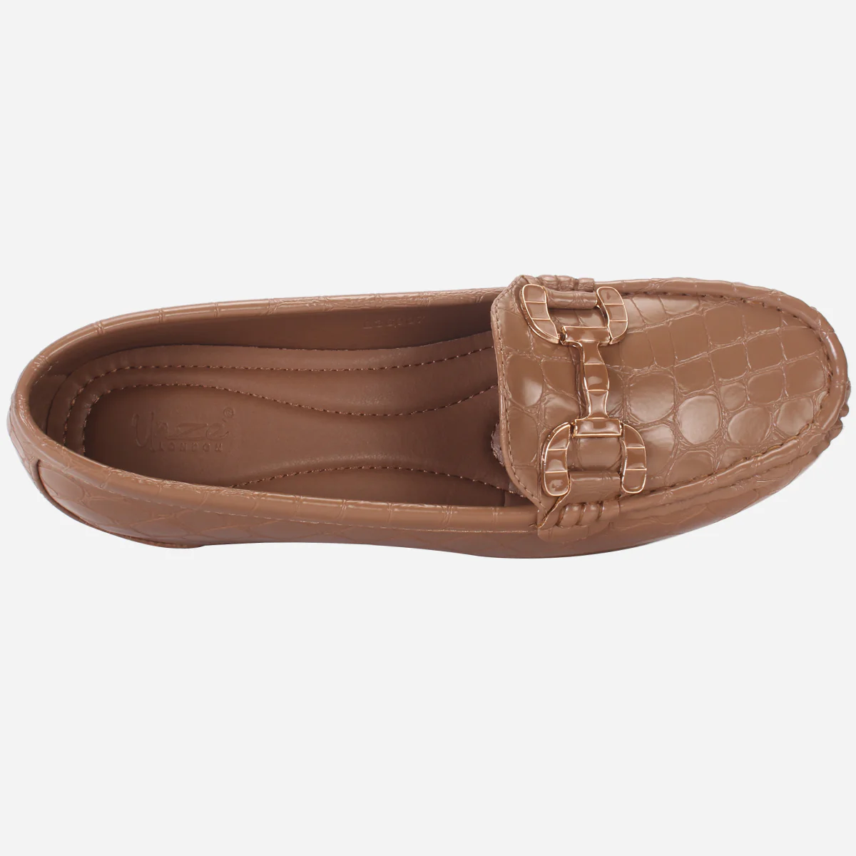 Womens "VIRONA" Wedge Comfy Slide In Moccasins - Image 4