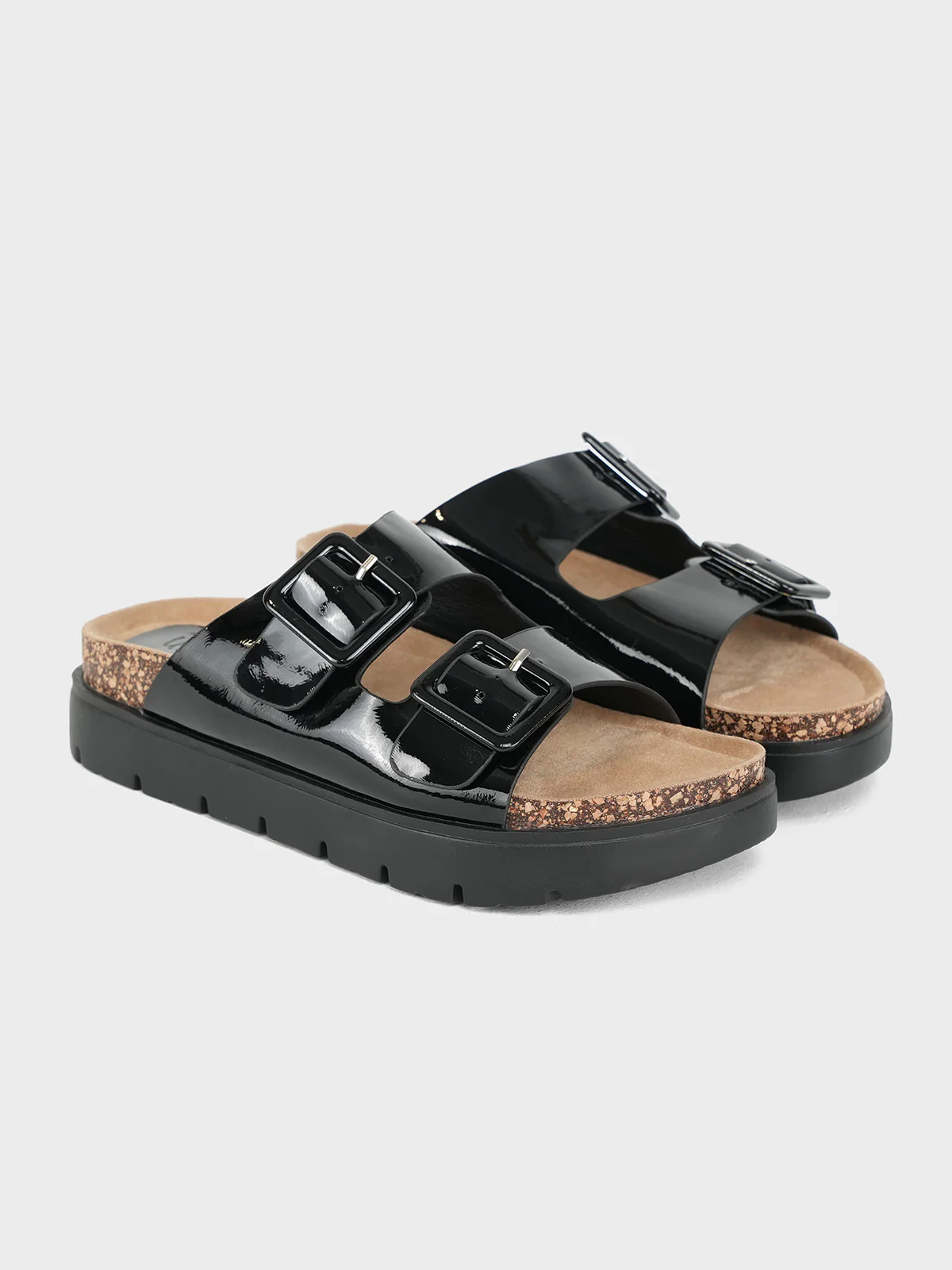 Women's "WAIOLA" Buckled Open Toe Slippers UK Size 3-8 - Image 4