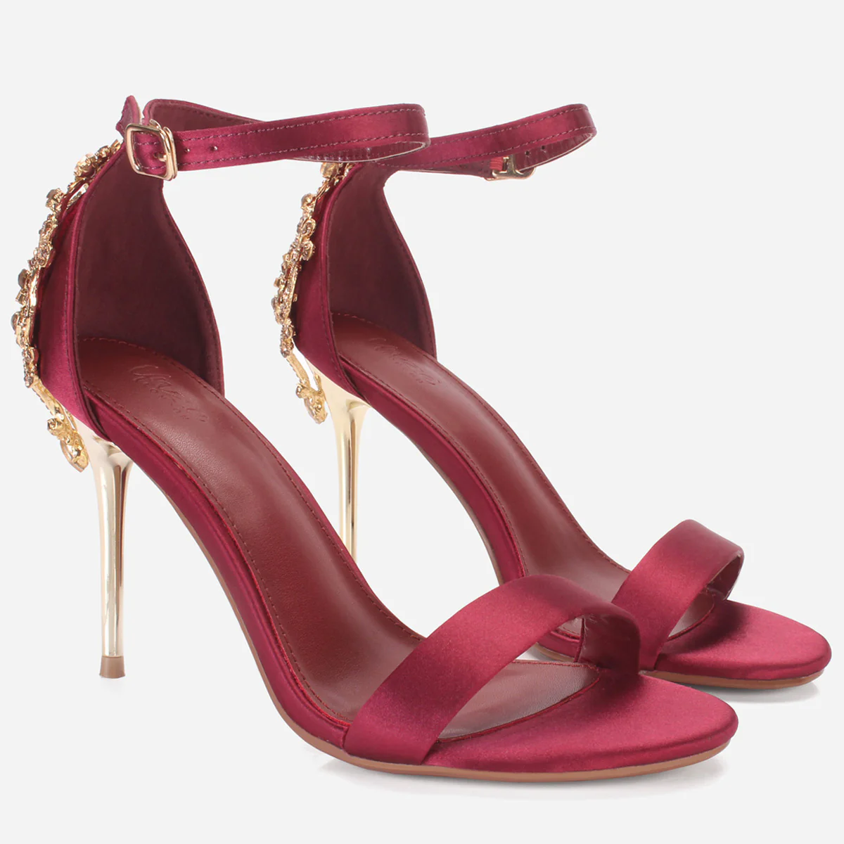 Women's "ZAIFER" Embellished Party Sandals - Image 2