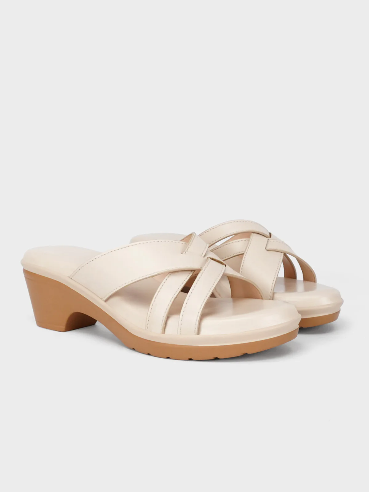 Womens "ZAREK" Open Toe Comfort Slippers - Image 2