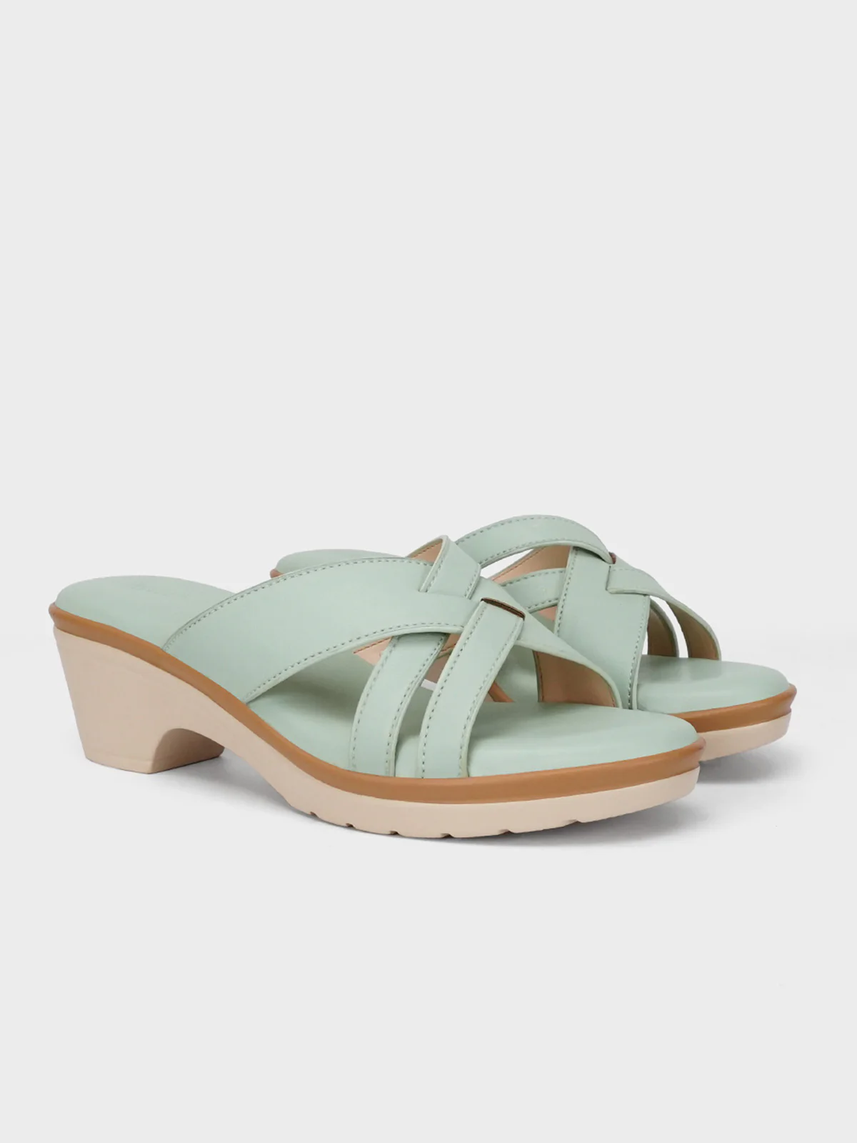 Womens "ZAREK" Open Toe Comfort Slippers - Image 2