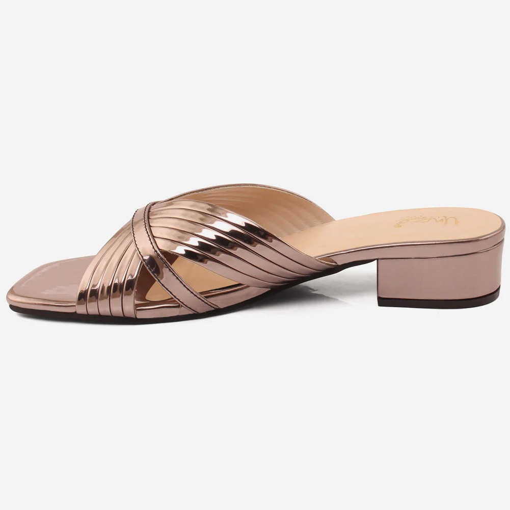 Womens "ZEEQ" Stripy Everyday Slip-ons Shoes - Image 3