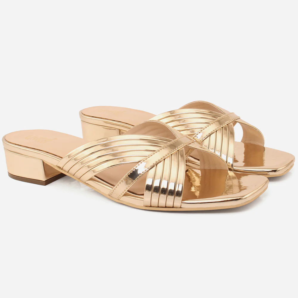Womens "ZEEQ" Stripy Everyday Slip-ons Shoes - Image 2