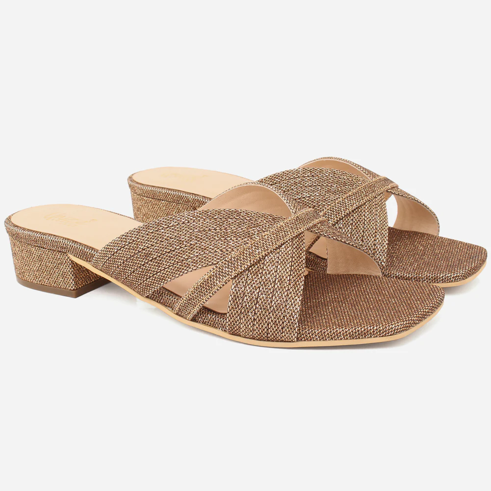 Womens "ZEEQ" Stripy Everyday Slip-ons Shoes - Image 2