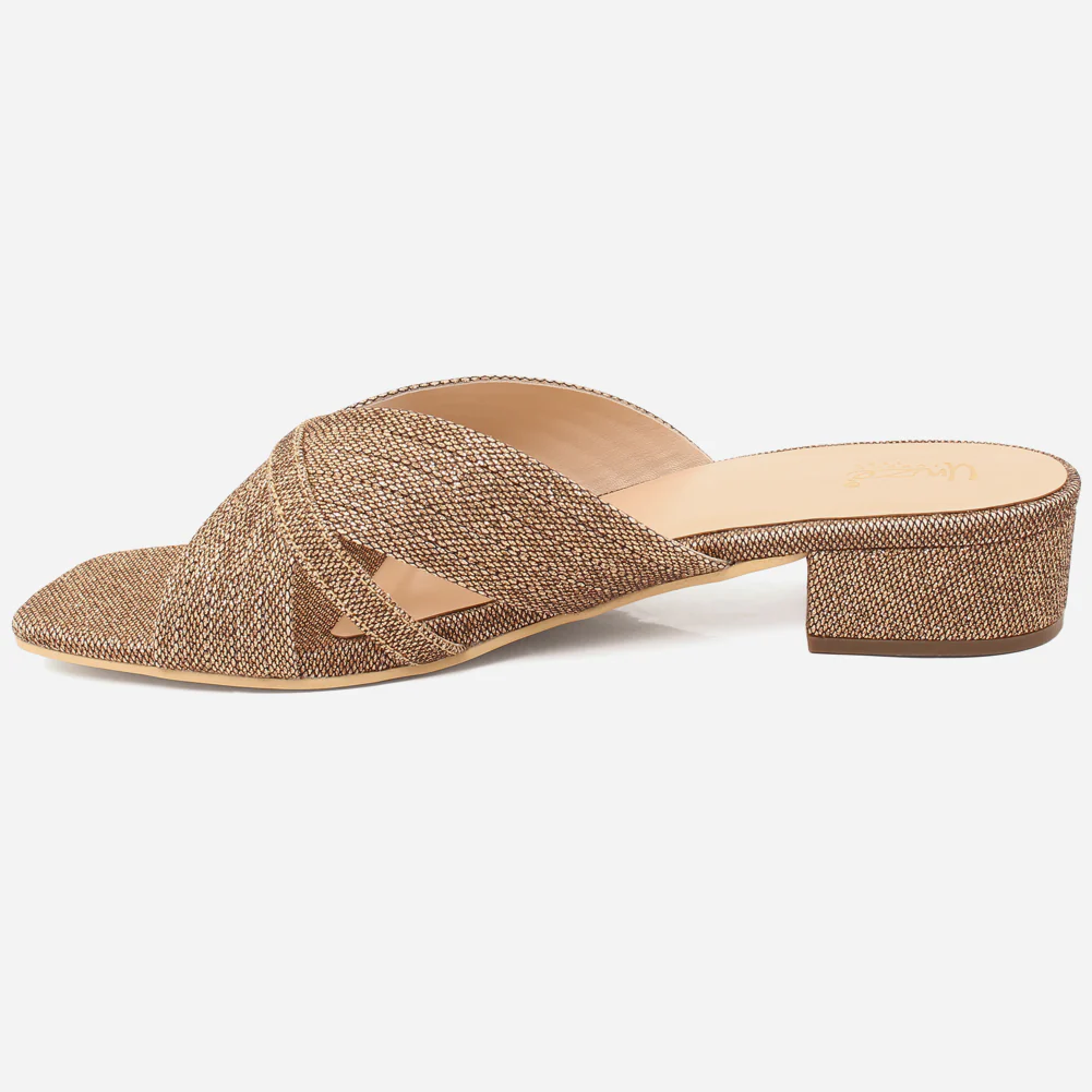 Womens "ZEEQ" Stripy Everyday Slip-ons Shoes - Image 3