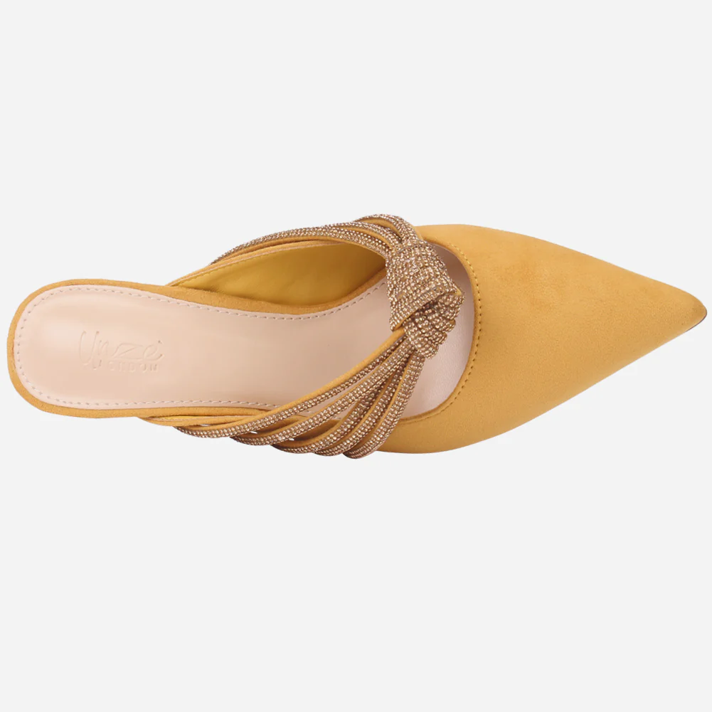 Women's "ZITA" Pointed Slide In Sandals - Image 4