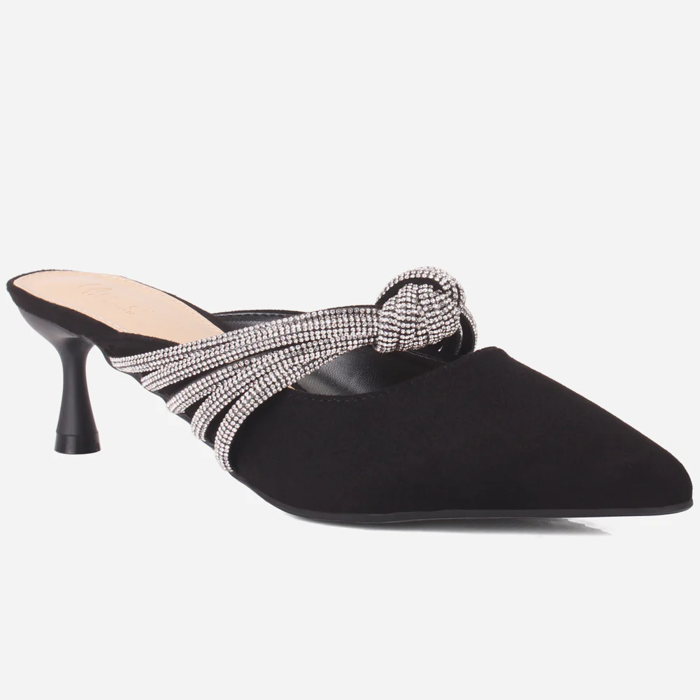 Women's "ZITA" Pointed Slide In Sandals